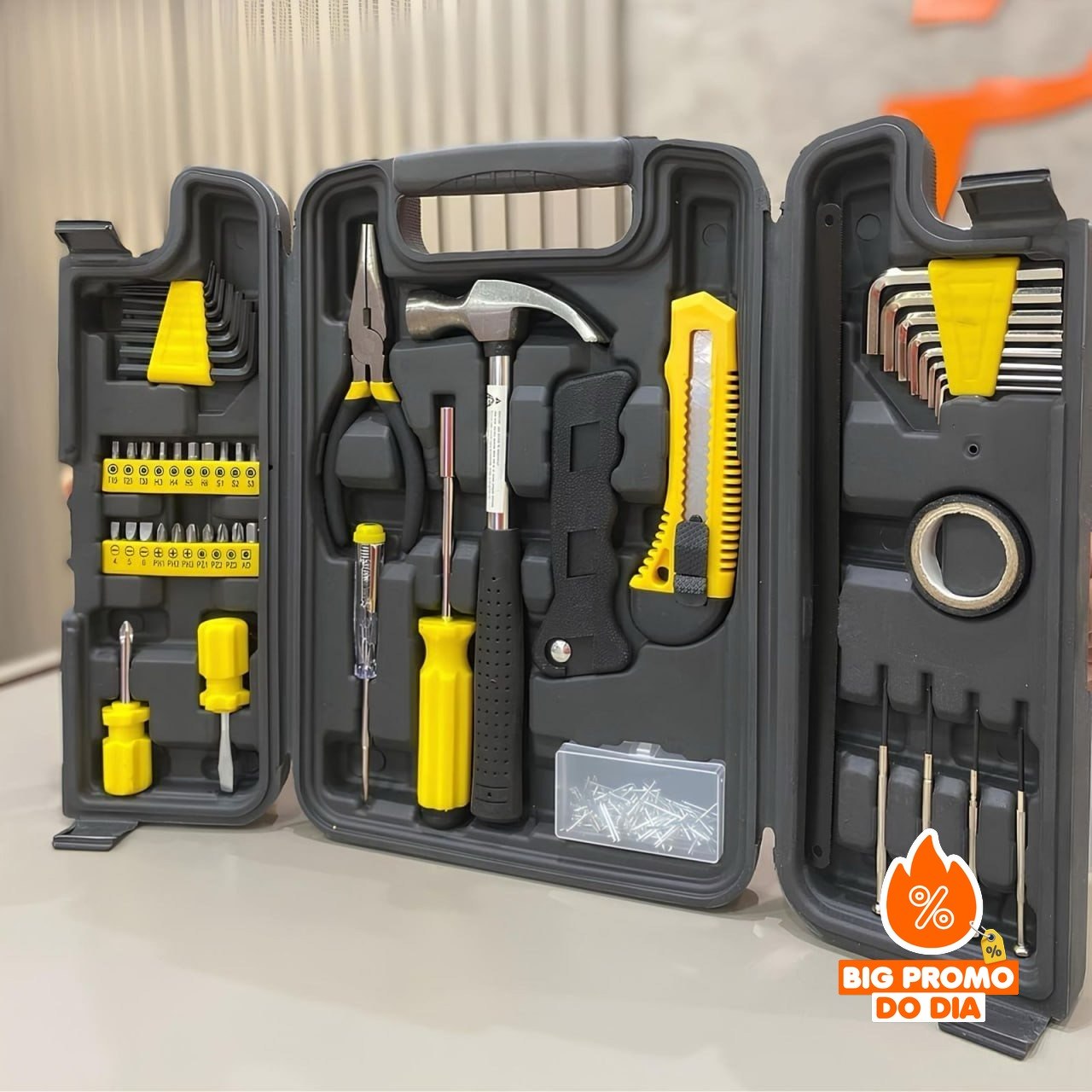 Kit Ferramentas 200 Peças c/ Maleta Titanium