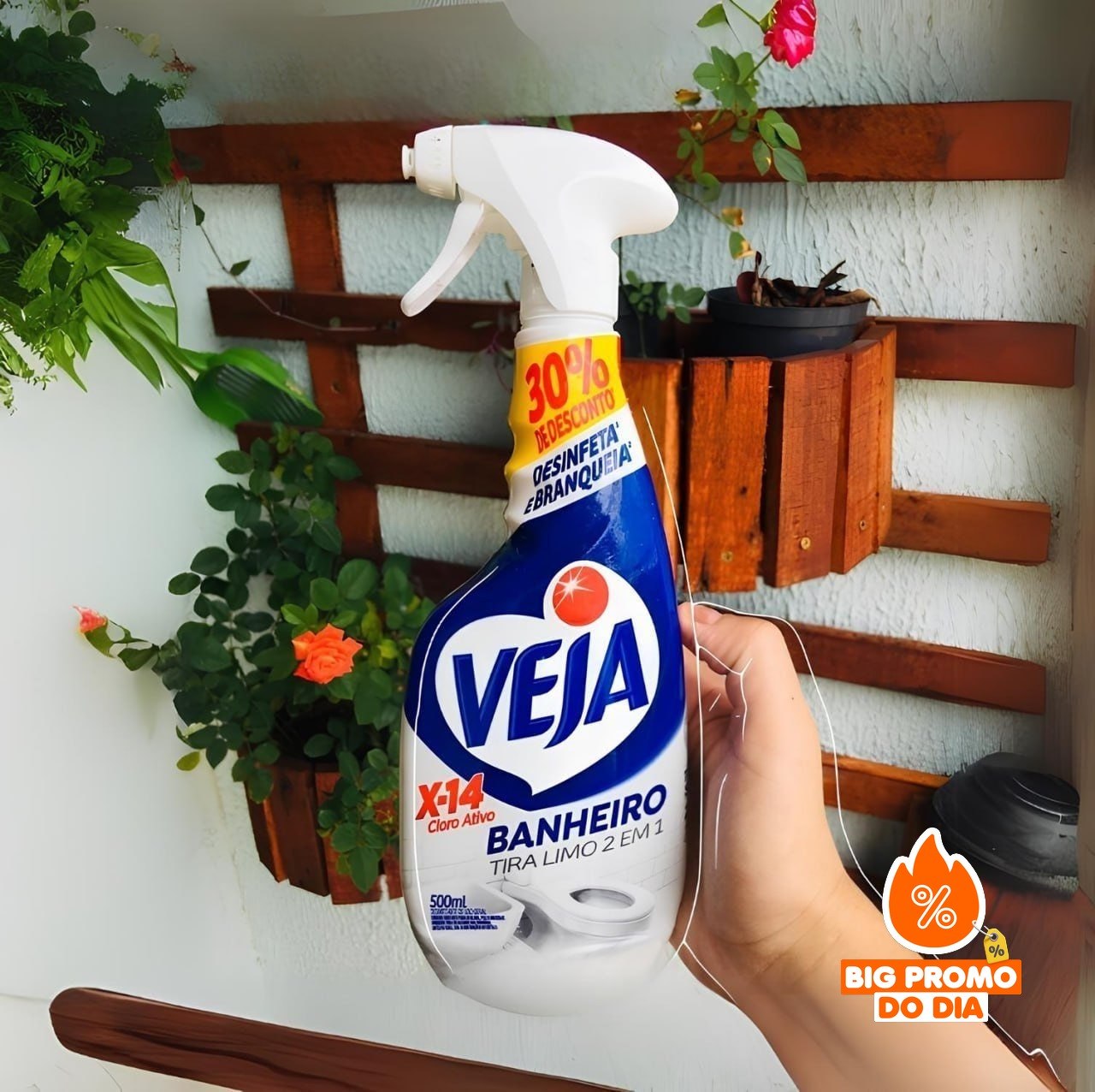 🫧 Spray Tira Limo Veja Banheiro X14 500ml