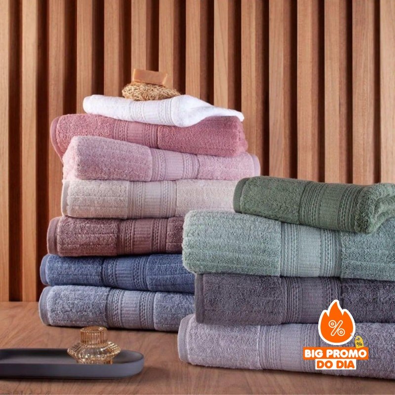 Jogo De 4 Toalhas Buddemeyer Bella Extra Soft Banho - Três Opções de Cores