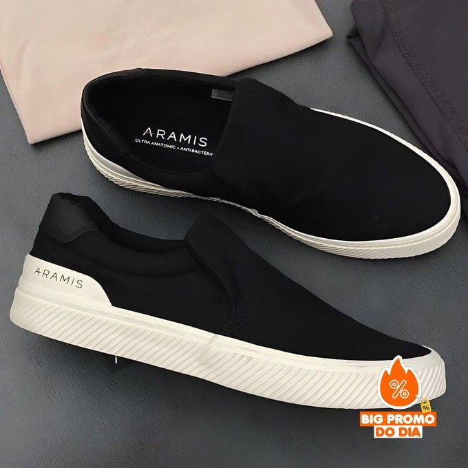 Tênis Slip On Aramis Daily Slip Canvas - Opções de Cores