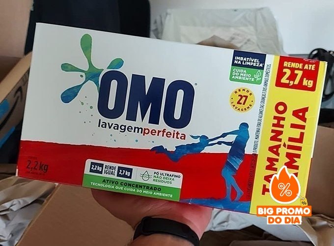 🫧 Omo Sabão em Pó Lavagem Perfeita 2,2kg