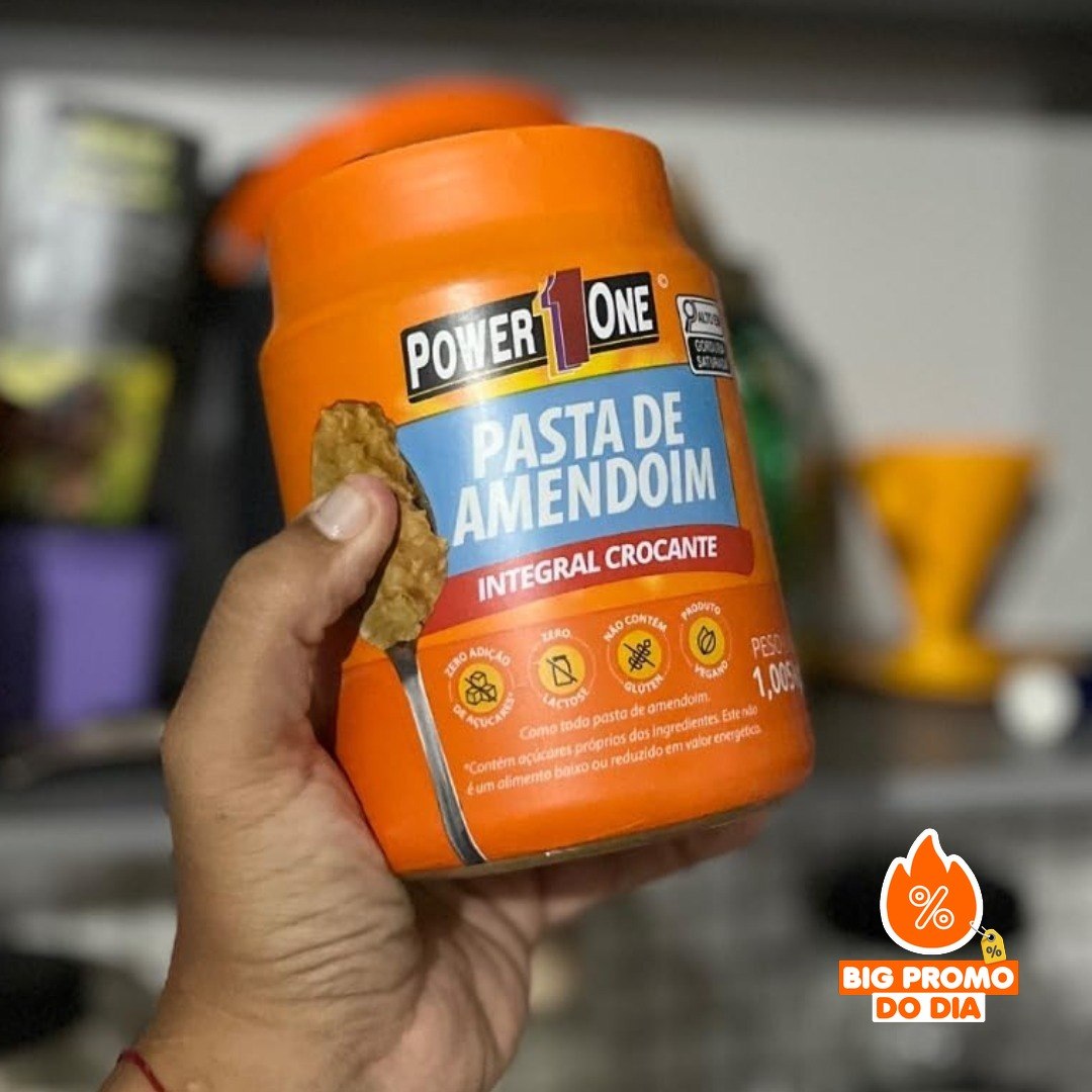 Pasta de Amendoim Crocante 1,005kg Power One