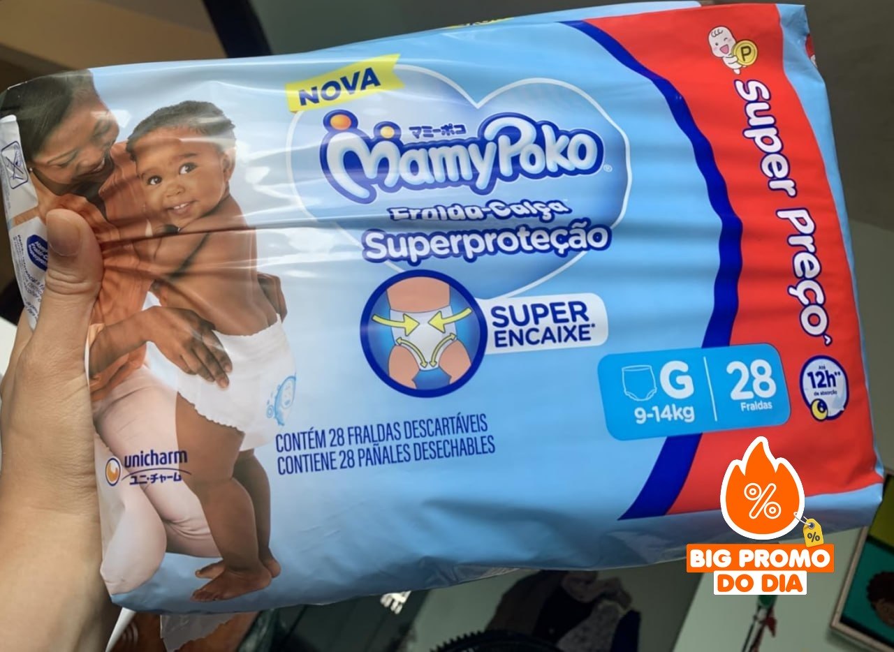 MamyPoko Fralda-Calça Superproteção G 28 Unidades