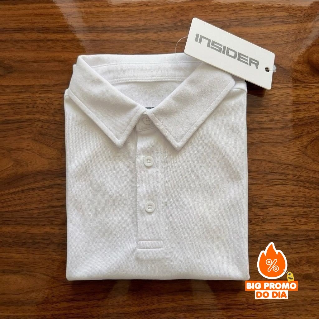 Camiseta Polo Core Insider (3 cores)