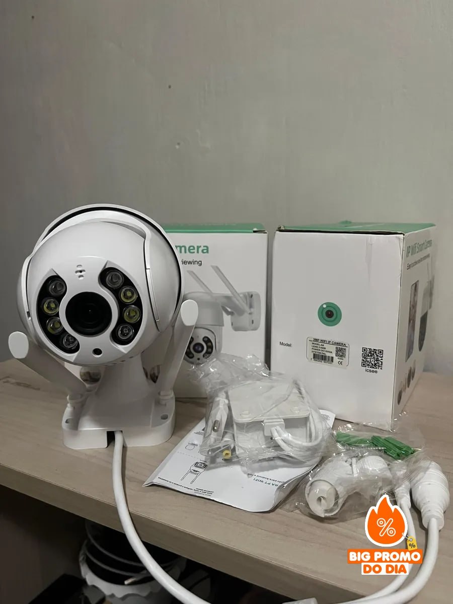 Kit 2 Câmeras Segurança IP WiFi Externa iCSee