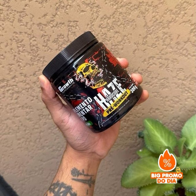 Pré-treino Haze Hardcore 300g Growth Supplements