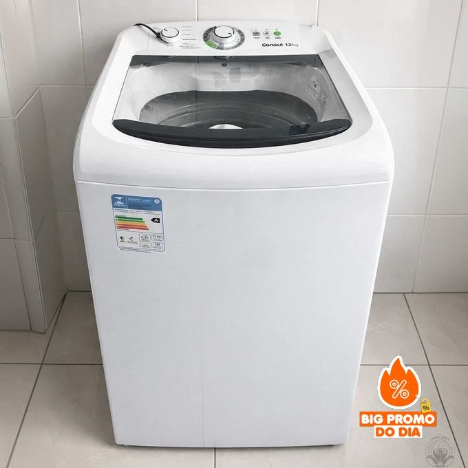 Máquina de lavar 12 kg com dosagem econômica Consul