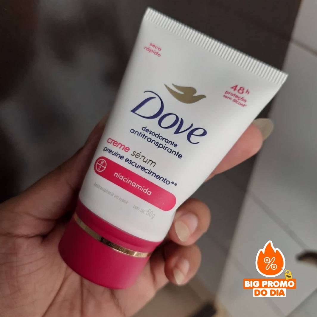 Dove Desodorante Antitranspirante em Creme Previne Escurecimento 50g