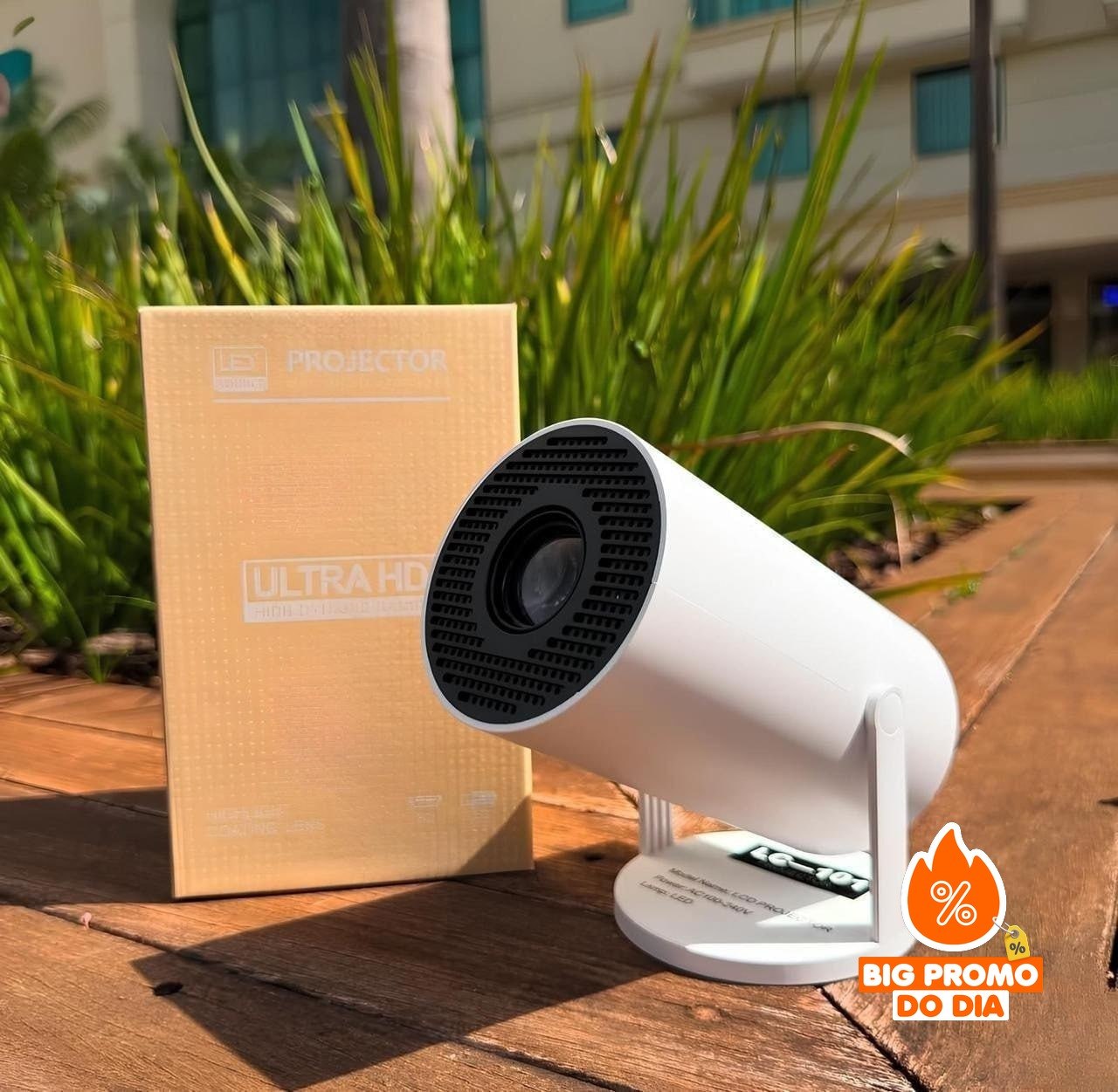 Mini Projetor Hy300 Android 4k Portátil Wi-fi