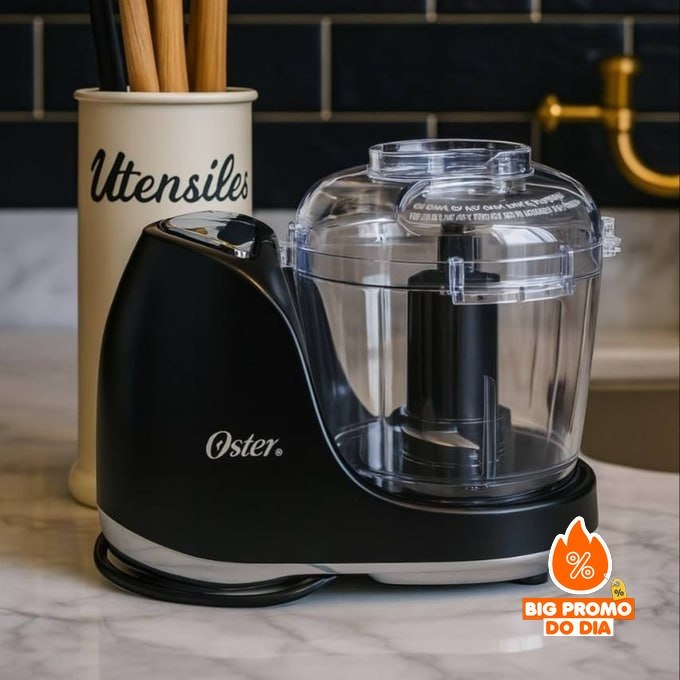 Mini Processador Oster Chromer