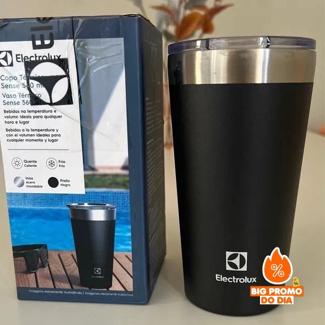 Copo Térmico Electrolux 560ml com Tampa