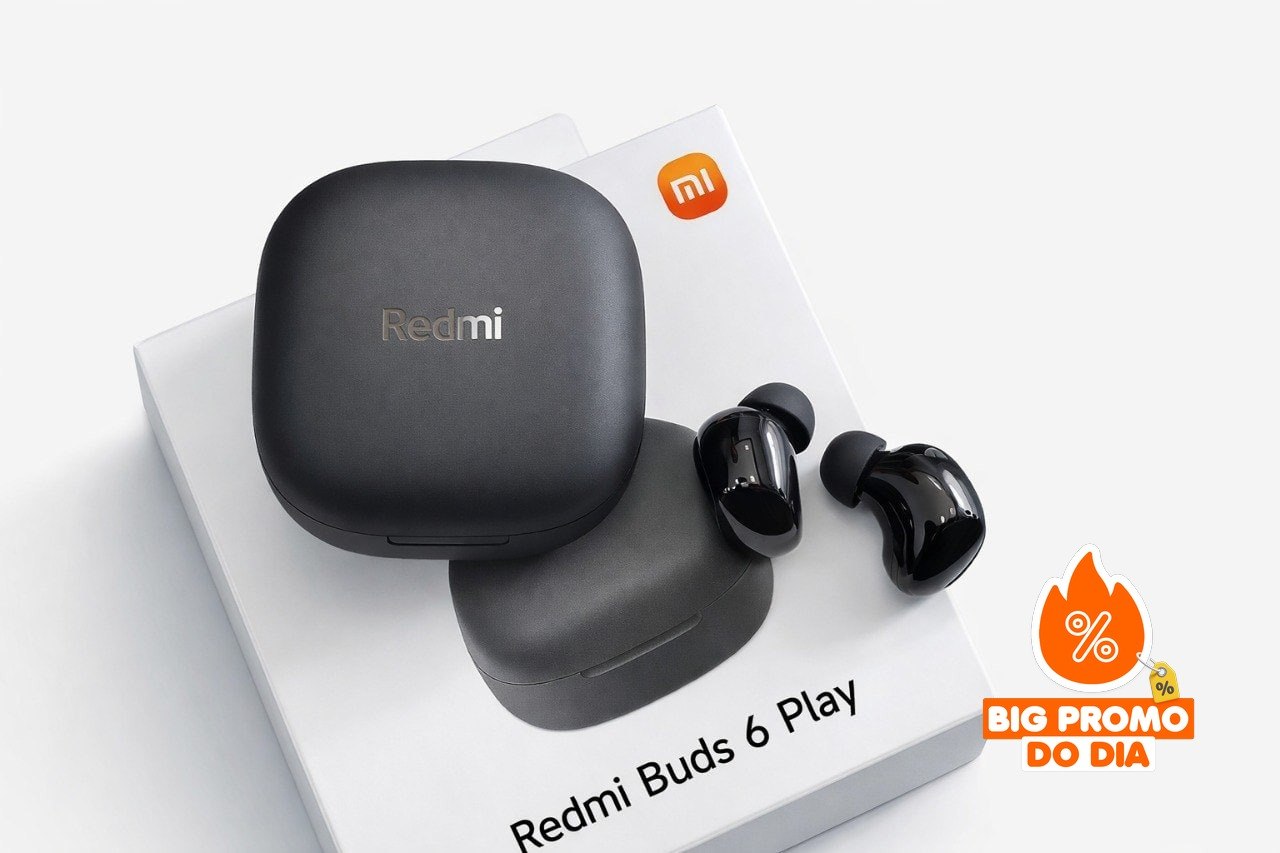 Fone de Ouvido sem Fio Xiaomi Redmi Buds 6 Play