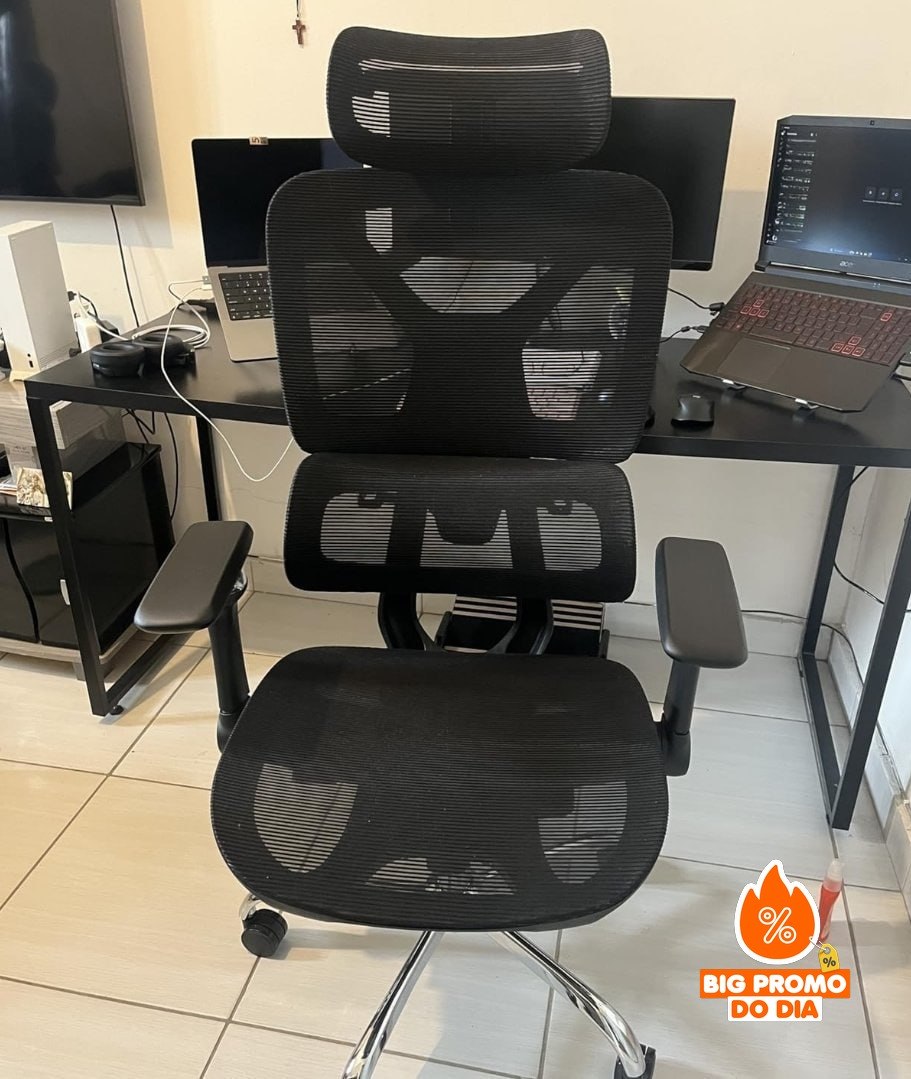 Cadeira Ergométrica com Ajuste Lombar