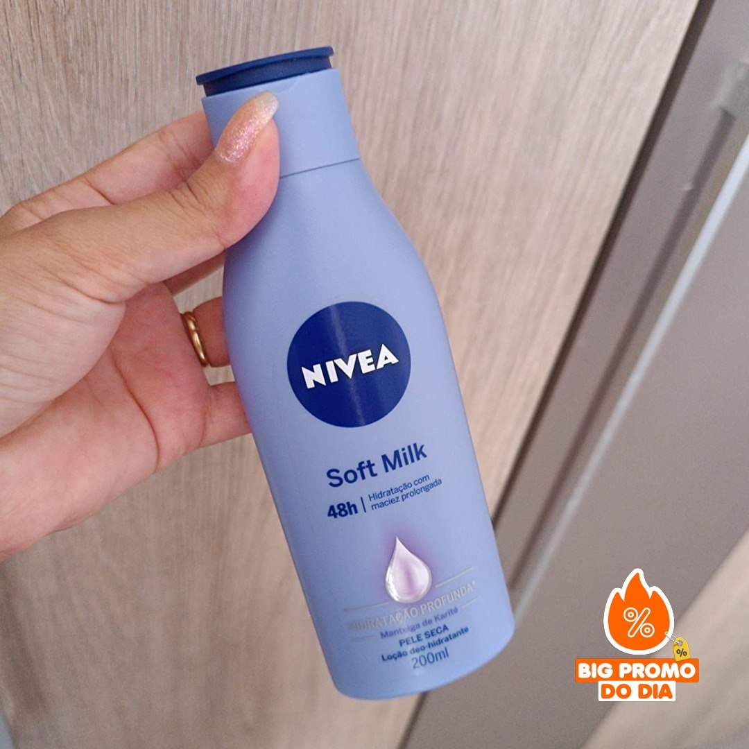 Loção Hidratante Desodorante Soft Milk Nivea 200mL