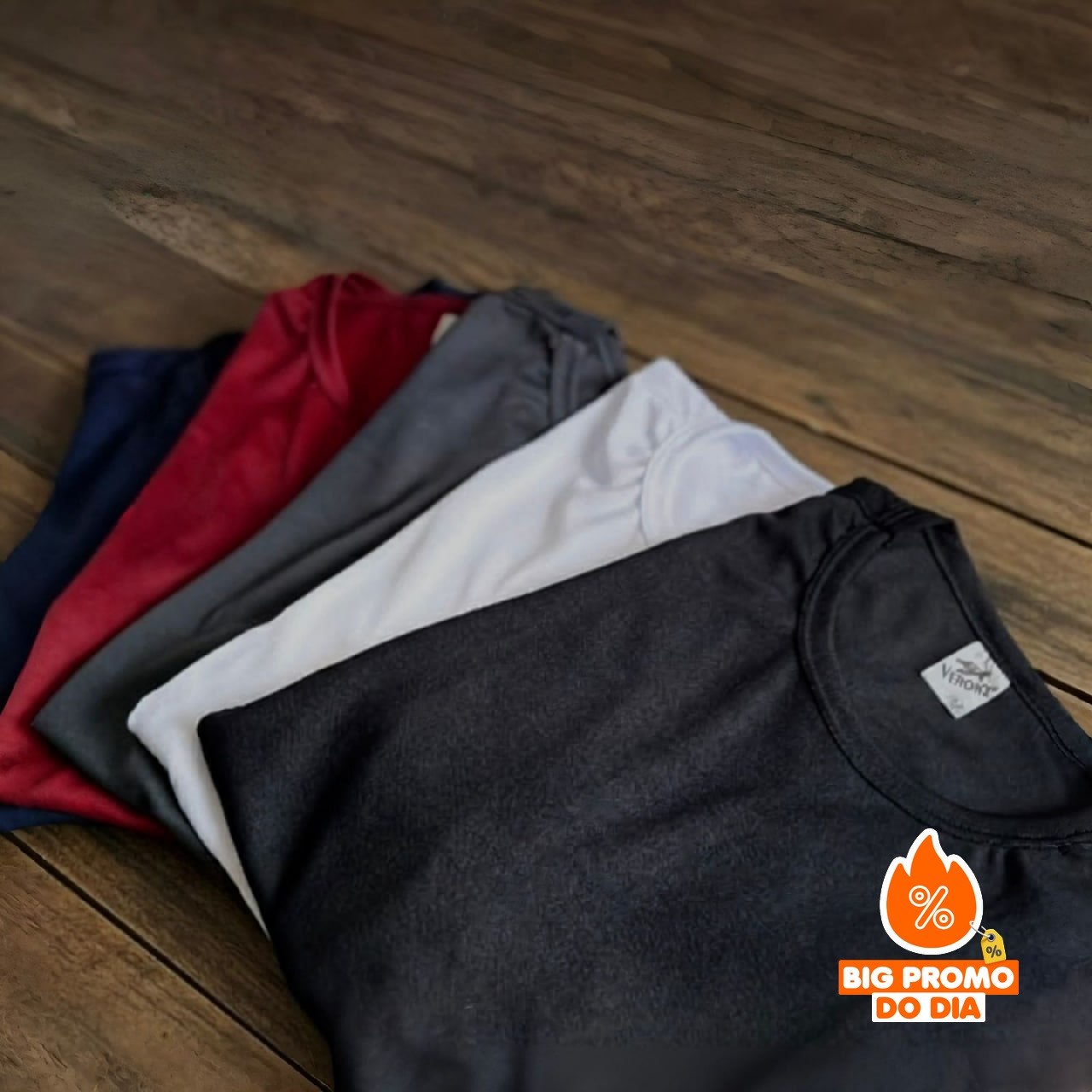 Kit 5 Camisetas Dry Fit