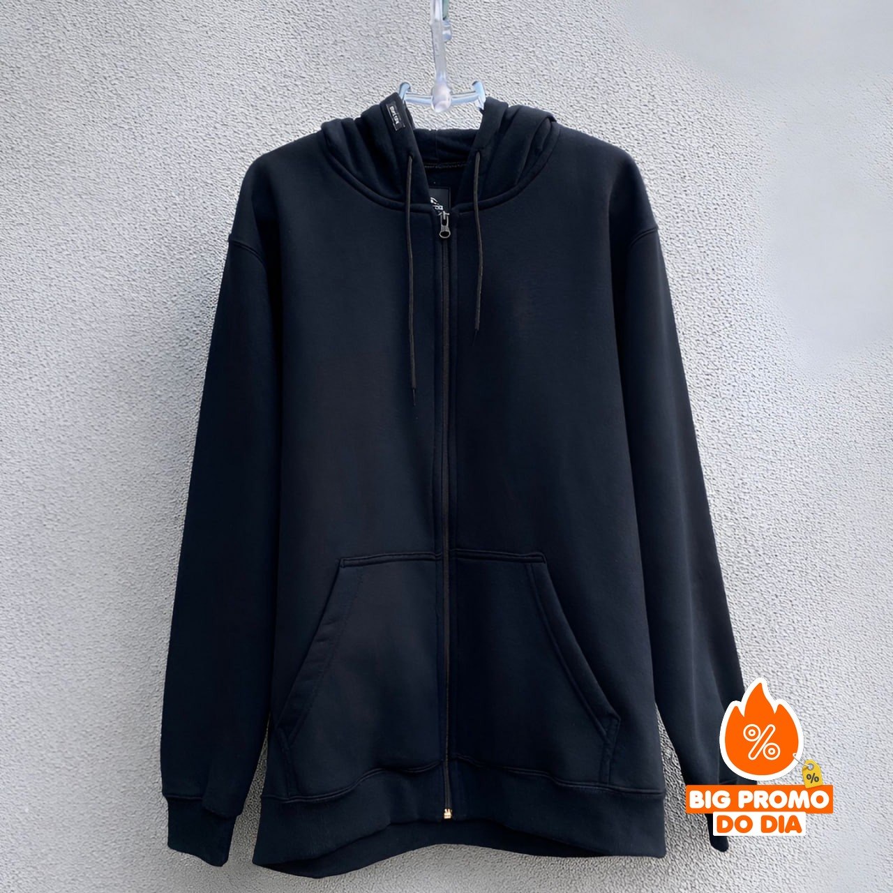 Blusa Moletom C/ Capuz Flanelado C/ Zíper