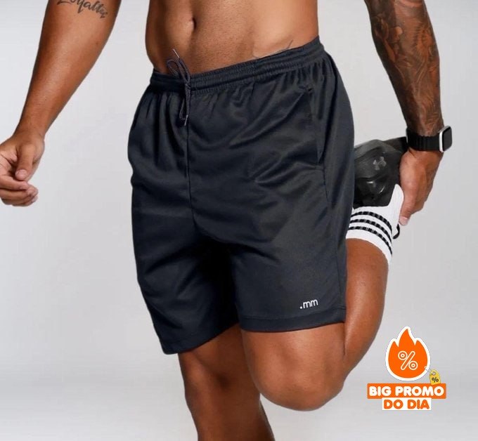 Bermuda Esportiva Short Treino Academia (3 Cores)