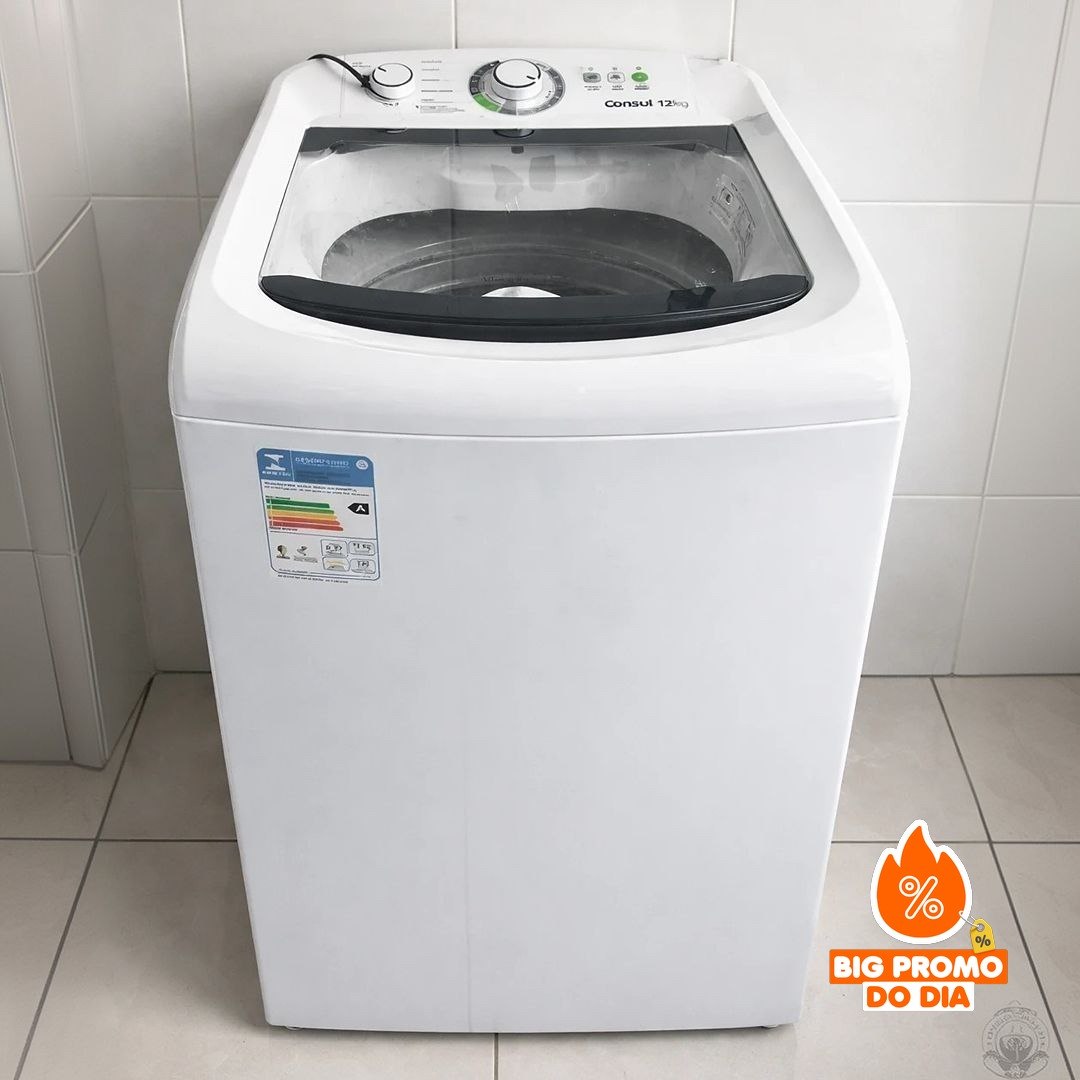 Máquina de lavar CWH12BB 12 kg Consul 220V