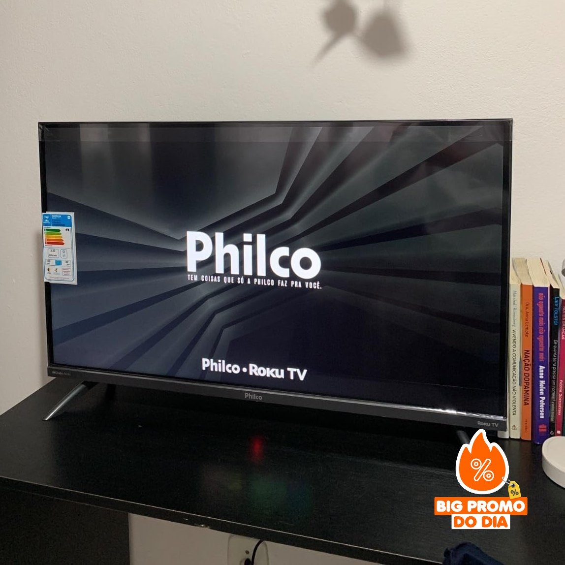 Smart TV LED 32" Roku TV Dolby Audio Philco