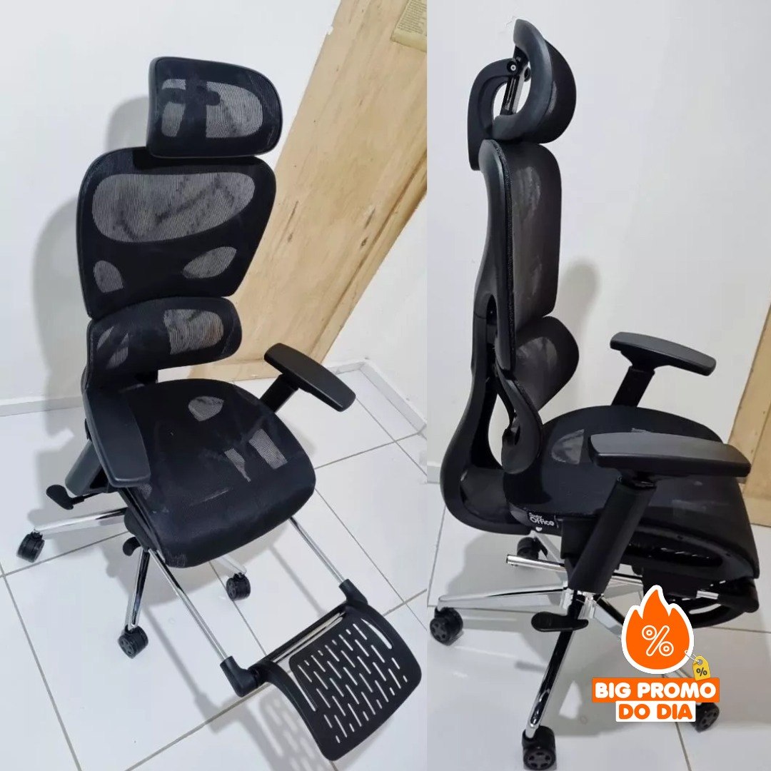 🪑 Cadeira de Escritório Dr Office Master Mesh Ajustável