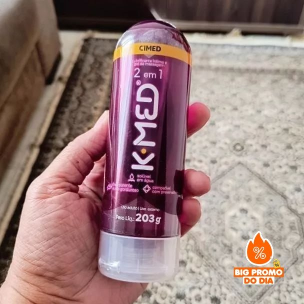 Gel Lubrificante Íntimo K-med 2 Em 1 200ml