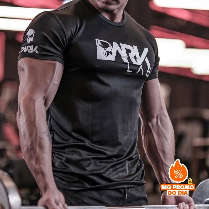 Camiseta Dry-fit Caveira Unisex Dark Lab