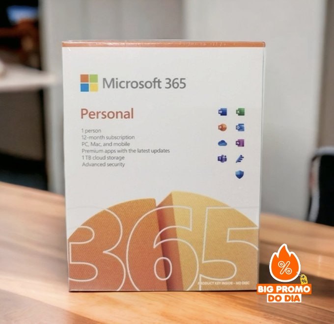 Microsoft Office 365 Personal Anual + 1TB One Drive