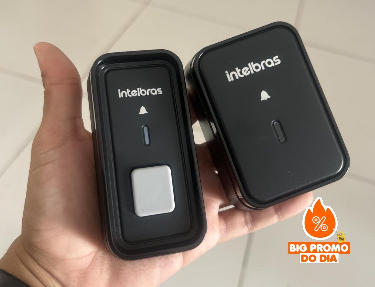 Campainha Sem Fio Com Bateria CIB 101 Intelbras