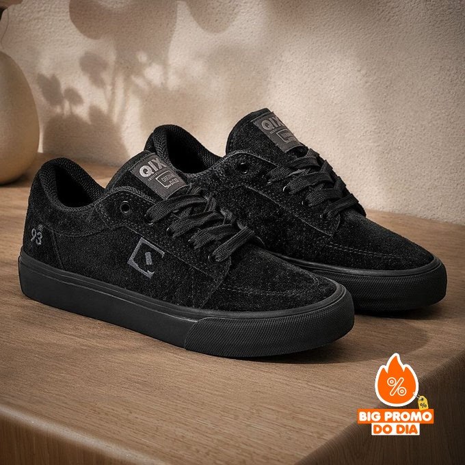 Tênis Qix Skate 93 Ninety Three Unissex | All Black