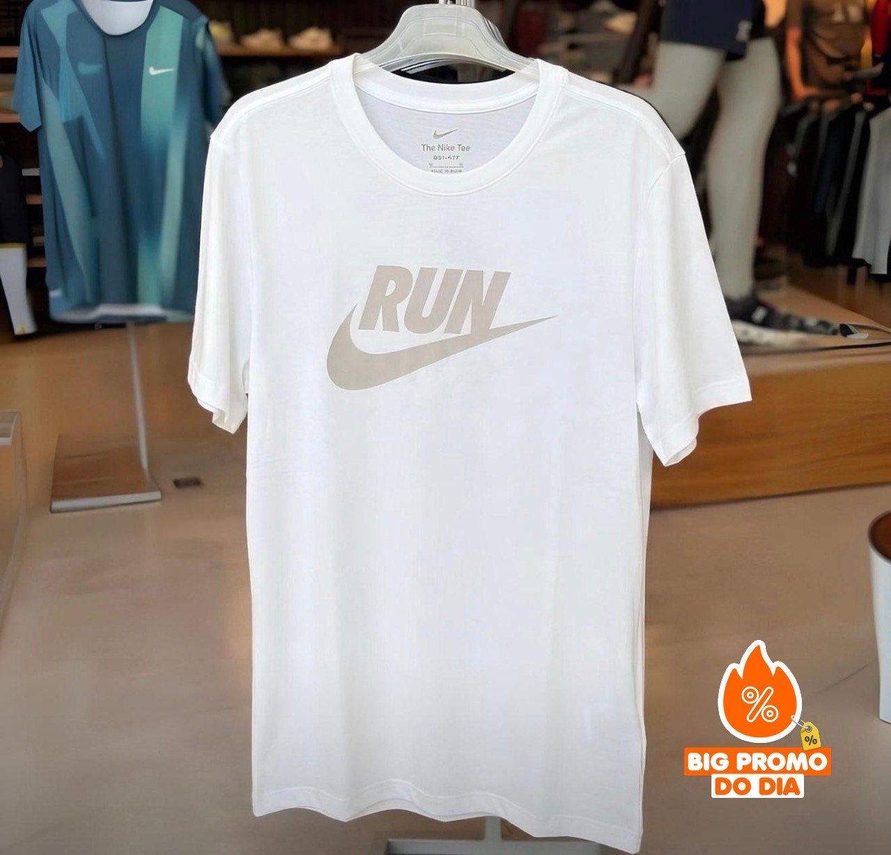 ️ Camiseta Dri-fit Nike Run Swoosh