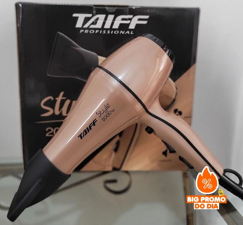 Secador de Cabelos Taiff Style Profissional 2000W - 110V