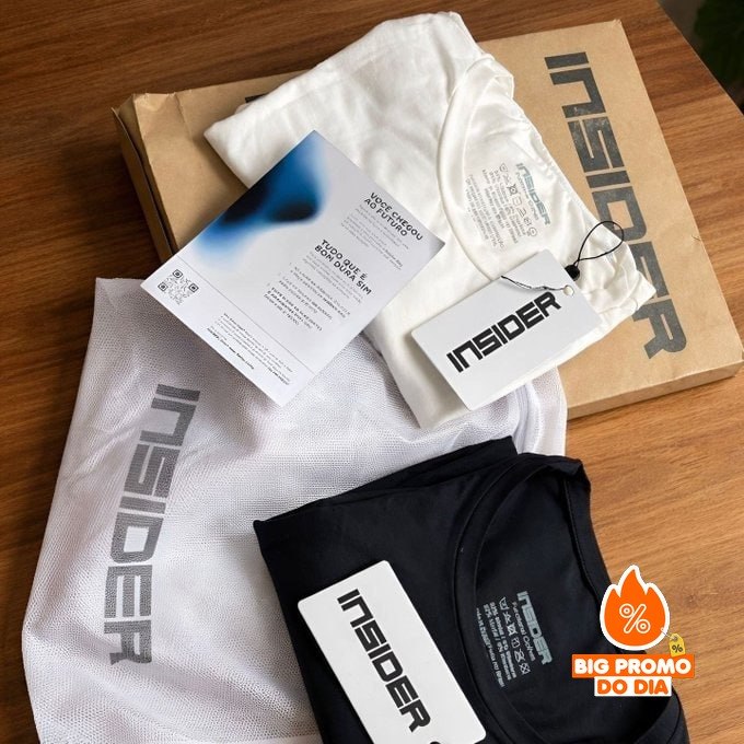 Camiseta Tech Insider Light (4 cores)