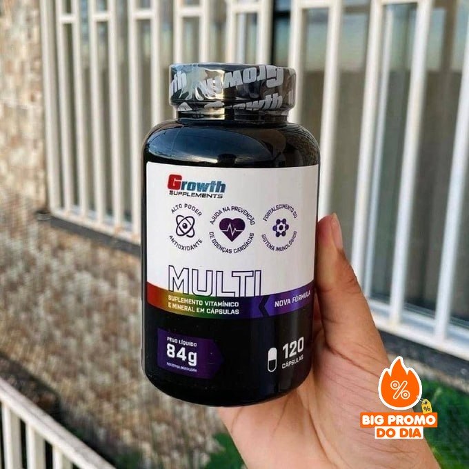 Multivitamínico 120 Cáps. Growth Supplements