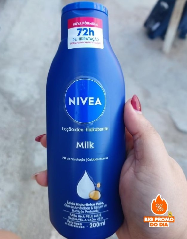 NIVEA Loção Deo-Hidratante Milk 200ml
