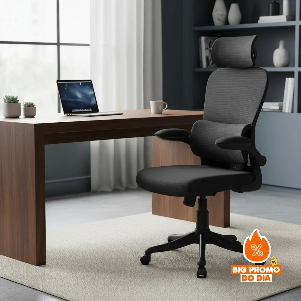 🪑 Cadeira Escritório Ergonômica B500 Marca Mulltx