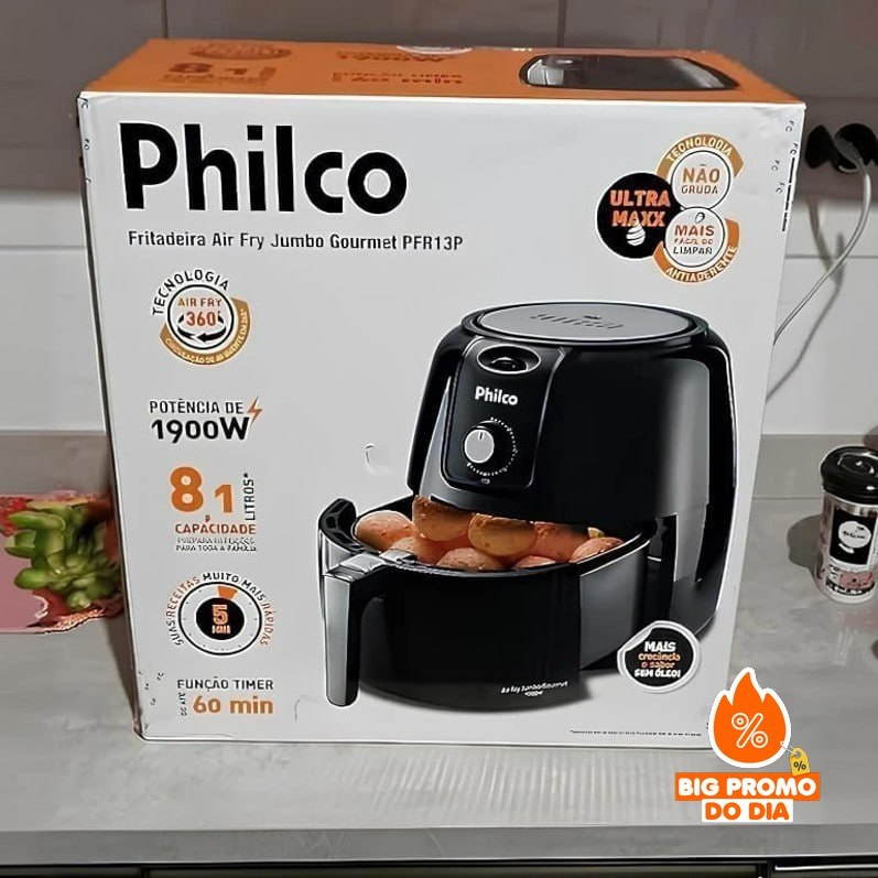 Fritadeira Air Fryer Philco 8,1L 220V