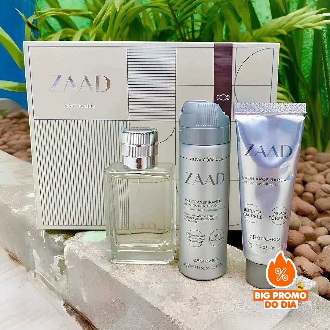 Presente Especial Zaad O Boticário Masculino Perfume Amadeirado