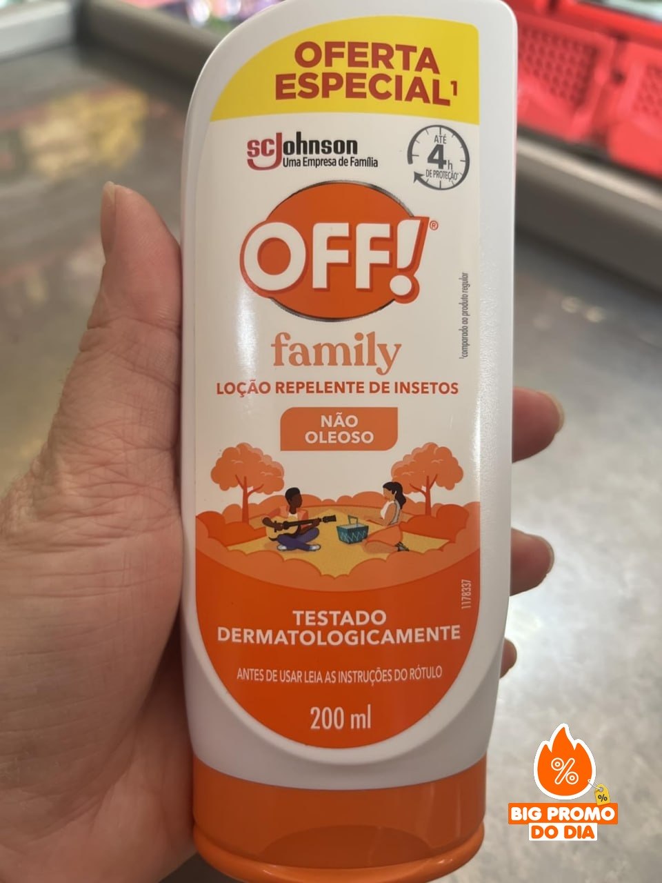 OFF! Family Loção Repelente de Insetos e Mosquitos, 200ml
