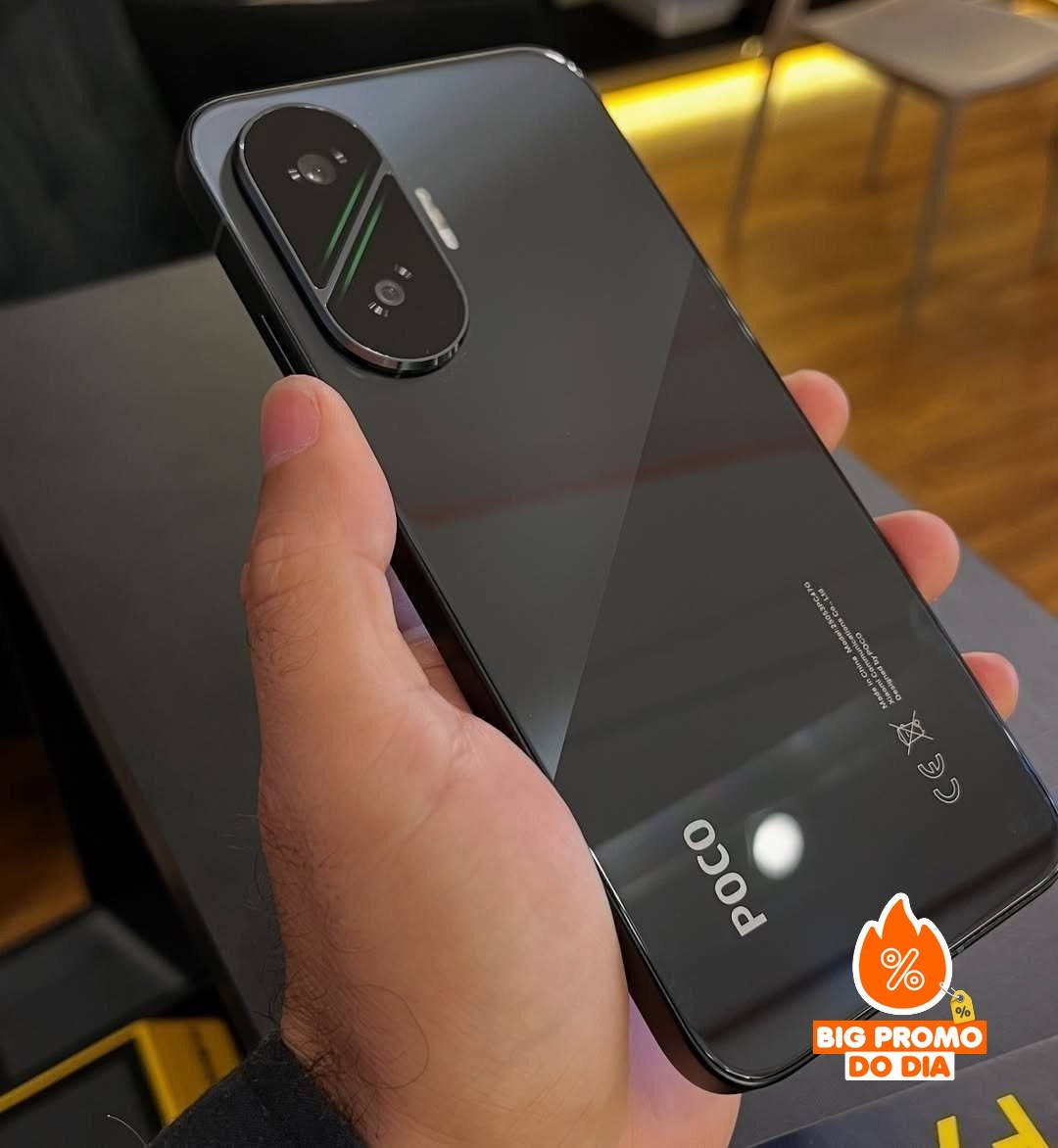 Xiaomi Poco F7 5G, 256GB, 12GB RAM, Preto ou Prata