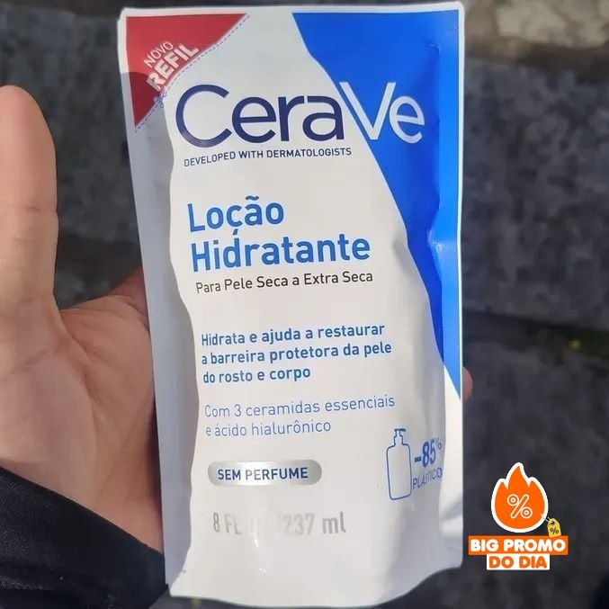 Loção Hidratante Para Pele Seca A Extra Seca Refil 237ml Cerave
