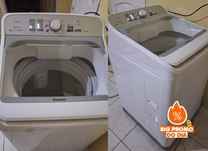 Panasonic Máquina de Lavar 15kg Branca 127v