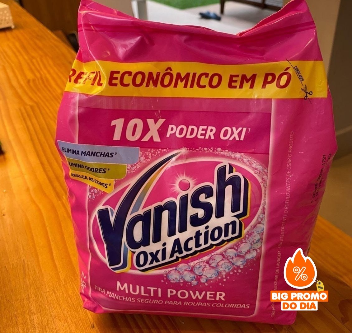 🫧 Vanish Tira Manchas em Pó Multi Power Oxi Action 2,5Kg (Roupas Coloridas)
