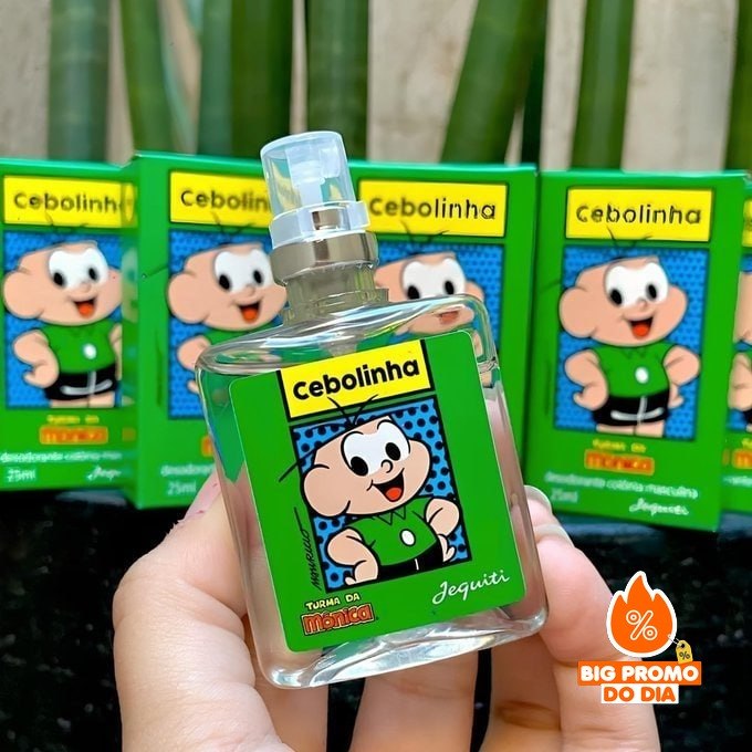 Perfume Colônia Cebolinha Turma Da Mônica Jequiti 25ml