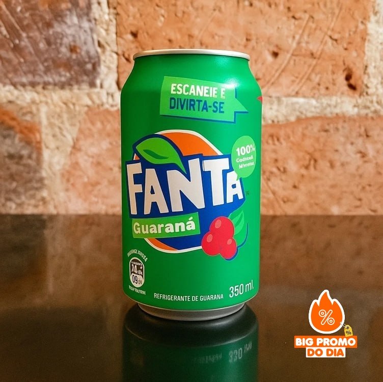 Pack de Fanta Guaraná 350ml 6 unidades