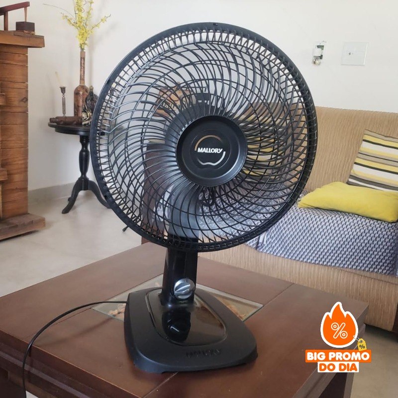 Ventilador de Mesa Mallory Turbo Compact 30cm - 220v