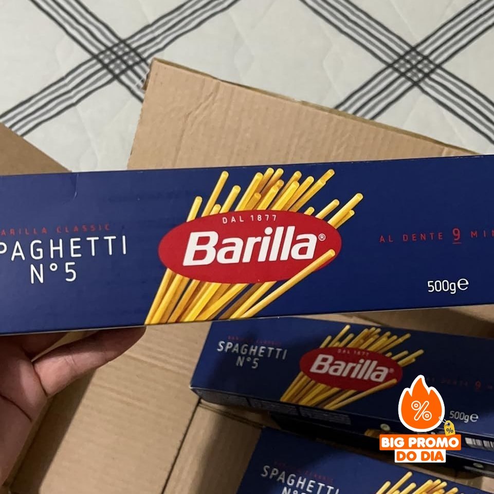 Barilla N.5 - Macarrão Grano Duro, Spaguetti, 500g