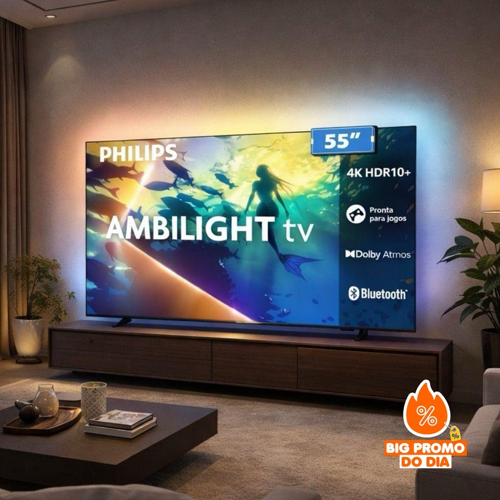 Philips Smart TV Ambilight 55” 4K