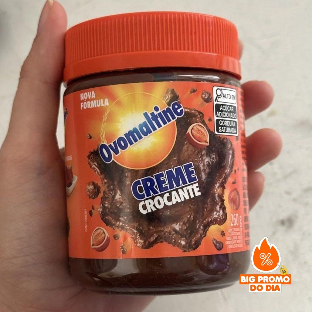 Creme Crocante Ovomaltine Pote 260g