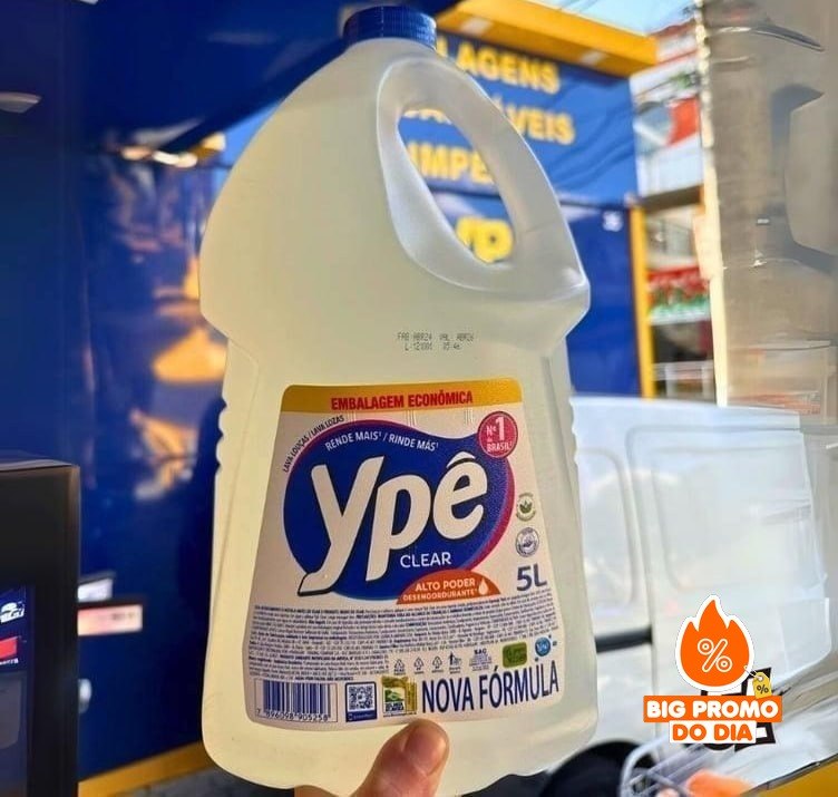 🫧 Ypê Detergente Clear 5L