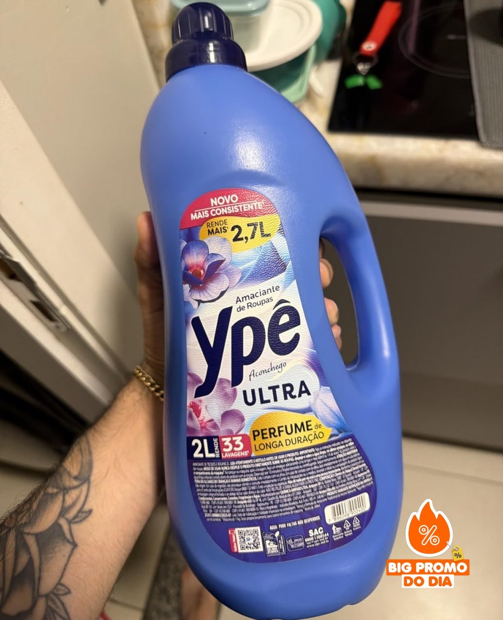 Ypê Amaciante Tradicional Aconchego 2L